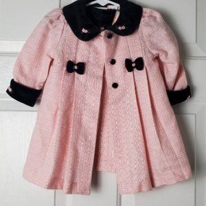 Vintage Little Bitty Jacket and Dress Set Size 12